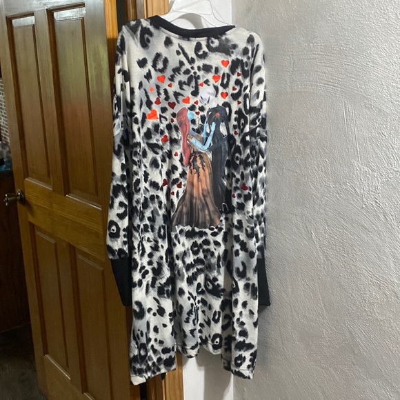 French laundry 5% spandex Jack & Sally cardigan 2X+CROCS Platforms sz9 - Picture 3 of 17